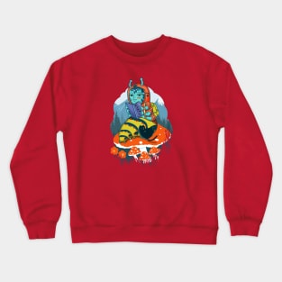 The Cat and the Caterpillar Crewneck Sweatshirt